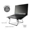 suporte notebook reliza metal preto 4 formas montagem