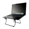 Suporte notebook metal preto diagonal