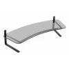 Suporte para 2 Monitores Executive - Preto / Vidro Fumê (Regulável) - Image 4