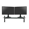 Suporte para 2 Monitores Executive - Preto / Vidro Fumê (Regulável) - Image 3