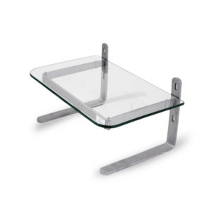 suporte monitor reliza prata incolor