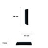 Quebra quina de Mesa / Apoio Braços – Extra Soft Single (PU) - 24cm - Image 10