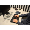 suporte monitor reliza prata incolor mesa