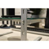 regulagem de altura suporte monitor reliza prata incolor