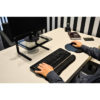 mesa com suporte monitor preto fume