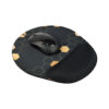 mouse pad ergonômico reliza confort gold honey com mouse