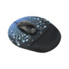 mouse pad ergonômico reliza confort hi-tech com mouse