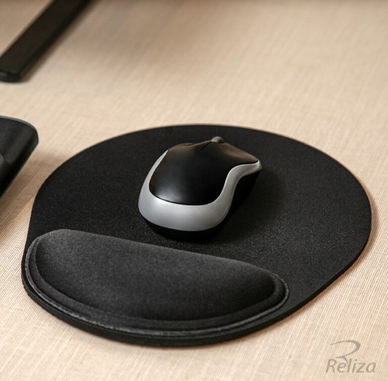 Mouse Pad Ergonômico Confort - Preto - Casa da Ergonomia