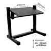 Apoio Ergonômico para Pés Ladder - 14 Alturas / Aço / 40x30 cm - Image 7