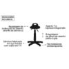 Banco Semi-sentado Ergonômico - Gás / Integral Skin (PU) / Reg. Inclinação - Image 9