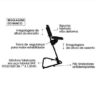 Banco Semi-sentado Ergonômico Prime - Aço / Com Encosto / Corvim - Image 9
