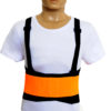 cinta lombar ergonomica reflex laranja frente