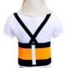 cinta lombar ergonomica reflex laranja trás