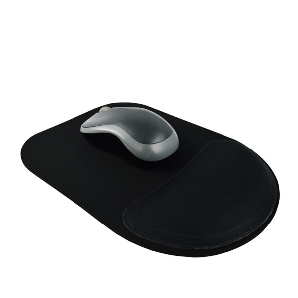 Mouse Pad Ergonômico Reliza Compact Preto Casa da Ergonomia