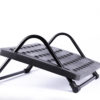 Apoio para pés balance ergonomico - preto - diagonal inclinado