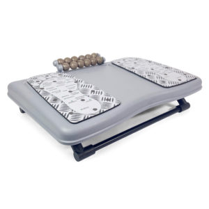 Apoio para pés ergonomico slider - magnético e massageador