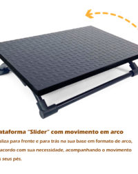apoio para pés ergonomico slider