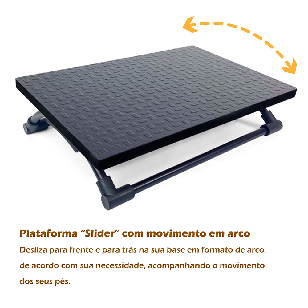 apoio para pés ergonomico slider