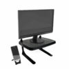 Suporte para Monitor e Notebook Ergolution - Preto / Regulável *GRÁTIS - Suporte Celular*